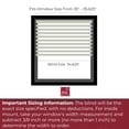 thumbnail image 3 of ARLO BLINDS Faux Wood Blind with Crown Valance - 34 5/8"W x 73"H, White, Cordless 2” Slat Horizontal Blind - for Kitchen, Bedroom, Living Room, Doors, 3 of 6
