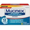 Mucinex Maximum Strength 12-Hour Chest Congestion Expectorant Tablets, 42 Count (Pack of 6)