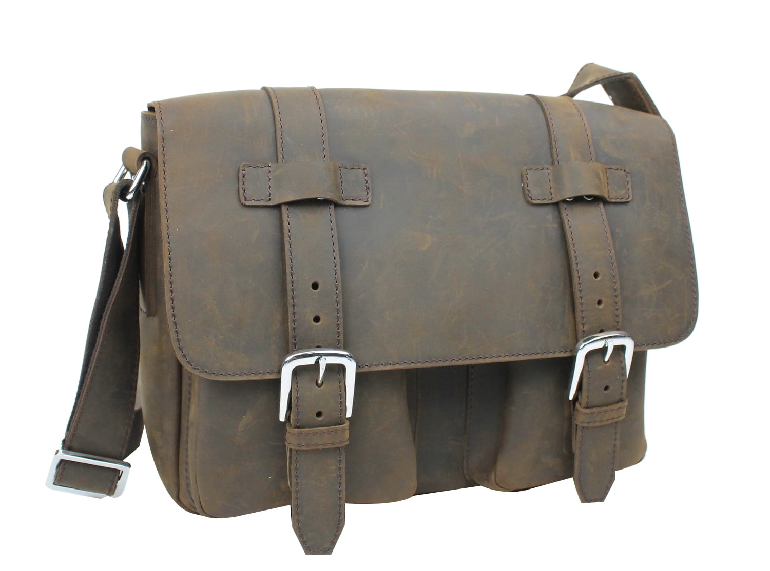 full grain messenger bag