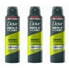 3 Pack Dove Men + Care Sport Active Fresh Antiperspirant Deo Spray, 150ml