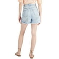 thumbnail image 3 of INC International Concepts Womens High Rise Raw Hem Denim Shorts Light Indigo 14, 3 of 3