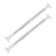 thumbnail image 1 of FUTUREORYY 2Pcs Heavy Duty Adjustable Closet Rods Stainless Steel Clothes Hanging Rods for Home, 1 of 7
