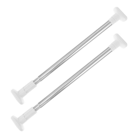 Niceauty 2Pcs Telescopic Stainless Steel Closet Rods for Clothes Drying and Hanging