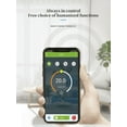 thumbnail image 4 of Four-Tube Wifi Voice Smart Room Thermostat Digital Programmable Air Conditioner Temperature Controller (BAC-006- EW, Black), 4 of 8