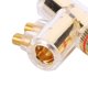 thumbnail image 5 of 1/4 Uds conectores Banana de Audio chapados en oro/rodio conector Banana de bloqueo de 45 grados, 5 of 8