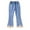 Blue, variant on TopLLC Girls' pants 5-9 Years Children's Clothing Girls Jeans Casual Children's Loose Wide Leg Flared Girls' Pants Jeans for girls