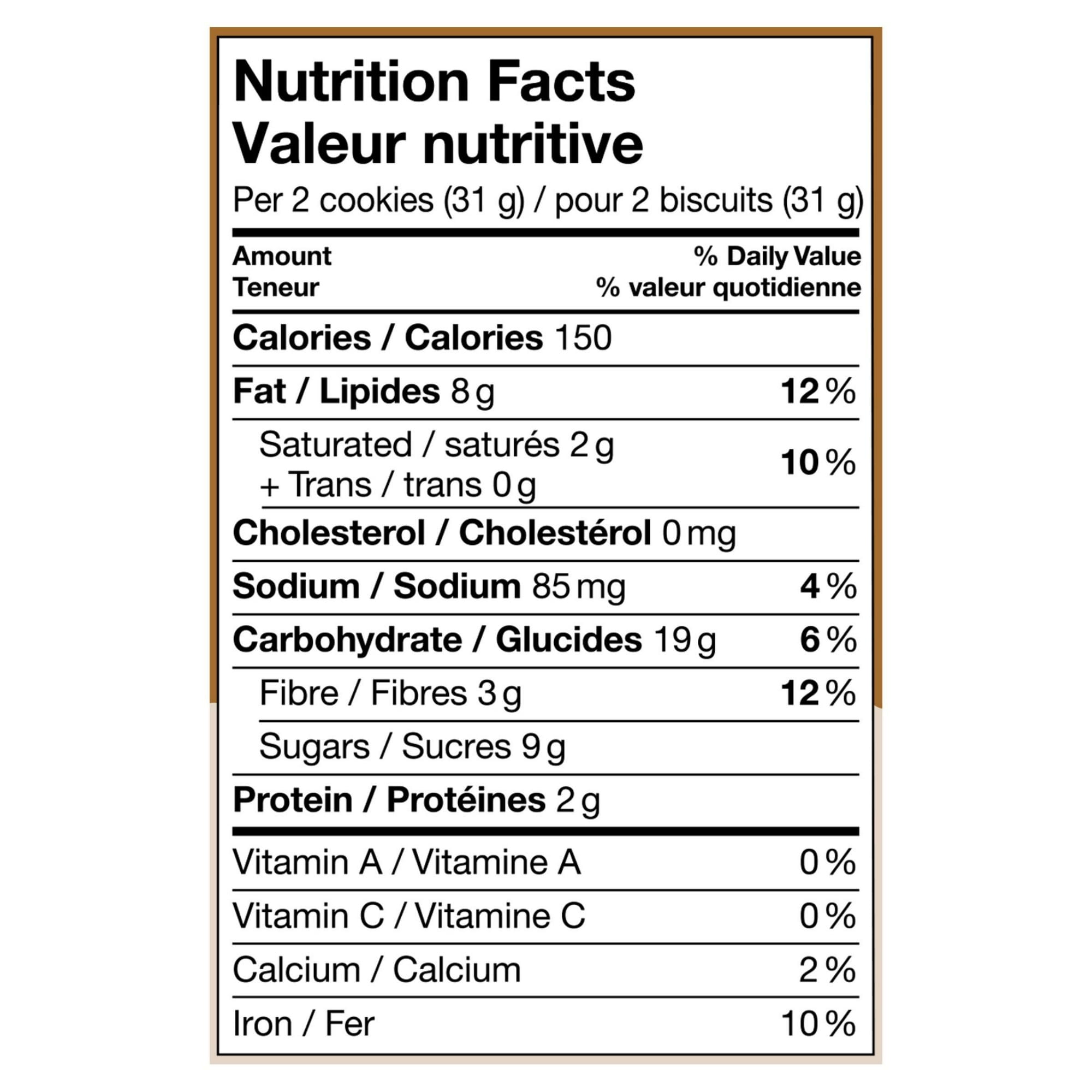 Biscuits Vital Morceaux de Chocolat Noir