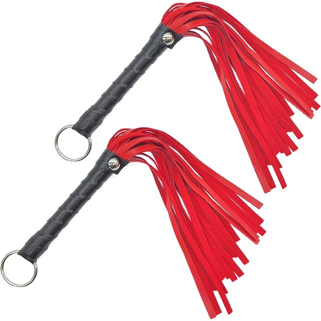 2 piezas (negro rojo) látigo para montar látigo de cuero látigo de caballo látigo ecuestre al aire libre, látigo para montar a caballo para entrenamiento