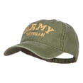 thumbnail image 2 of Army Veteran Letters Embroidered Washed Cap - Olive OSFM, 2 of 5
