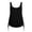 Black#tank tops for women#10, variant on Women Plus Size Henley Tank Top Side Drawstring Sleeveless Shirts U Neck Loose Fit Casual Summer Tanks 2026 Hot Pink XXXL