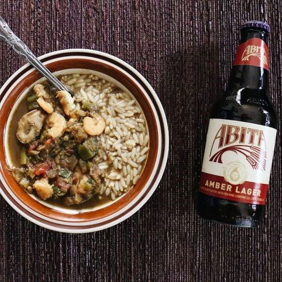 Abita Brewing Amber Lager, Craft Beer, 12 Pack Cans, 12 fl oz, 4.5% ABV