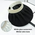 thumbnail image 4 of Sombrero de 56-60cm con circunferencia ajustable, sombrero de copa vacío, sombrero de protección solar de ala grande de verano para mujer, sombrero de playa ajustable, 4 of 5