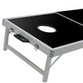 ZenSports 4FT*2FT Aluminum Cornhole Game Board Set Bean Bag Toss W