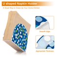 thumbnail image 5 of Yayeee Napkin Holder for Table Set of 2 Kitchen Paper Tissue Organization, Blue Dots, 5 of 8