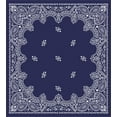 thumbnail image 3 of Ambesonne Paisley Duvet Cover Sets, Middle Eastern Influences, 2-Twin, Dark Blue White, 3 of 4