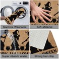 thumbnail image 5 of 1pc Happy Halloween Witches Absorbent Non-Slip Bathroom Thickened Flannel Rug Decor,Soft,Quick Drying,Suitable For Indoor/outdoor Use,Bathrooms,Bedrooms,Kitchens,Terrace,Laundry Rooms,16"x24", 5 of 9