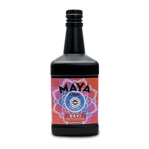 Maya Chai Tea Concentrate, Heritage Recipe, Devi, 64 Fl Oz (Pack of 1)