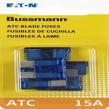 Bussmann Series 5 Count ATC / ATO 15 Amp Automotive Fuse Pack, BP/ATC-15-RP
