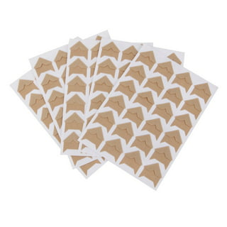 13 Sheets Creative Photo Mounting Corners Self-adhesive Kraft Paper Photo  Corner Stickers DIY Picture Accessories for Scrapbooking Diary Album  (24pcs/Sheet) Mixed Style 