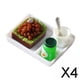 thumbnail image 1 of Paquete de 2 a 4 juegos de cocina de simulación de desayuno, tostadas y para fotos de casa de muñecas 1/12 4 piezas, 1 of 8
