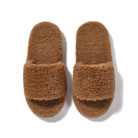 

Memory Foam Slippers For Women Men Plush Slip-on House Comfy Winter Warm Open Toe Sandals For Indoor Outdoor