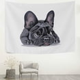 thumbnail image 3 of GZHJMY Tapestry Wall Hanging Cute French Bulldog Animal Tapestry Decorative Tapestries Wall Blanket Bedding Tapestry for Bedroom Living Room Dorm 90"x60" Gift Decor, 3 of 7