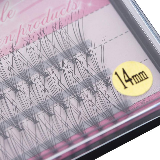 60 Set False Eyelashes Extension Kit Single Cluster Natural Long Fake Eyelashes Makeup Accessories