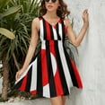 thumbnail image 3 of Black White And Red All Over! Sundress Sleeveless Dress Summer Women Clothes Dress for Women Dresses, 3 of 7