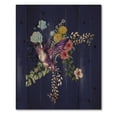 thumbnail image 3 of Designart 'Little Bird Sitting On Colourful Bouquet Of Wildflowers I' Traditional Print on Natural Pine Wood, 3 of 5