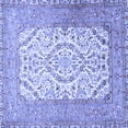 thumbnail image 1 of Ahgly Company Indoor Square Persian Blue Traditional Area Rugs, 4' Square, 1 of 4
