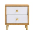 thumbnail image 2 of 1:12 Wood Night Table Bedside Table Scene Drawer, 2 of 7