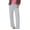 Grey, variant on Casual Pants for Women Fashion Elastic Waist Straight Leg trendy Casual Trousers with Side Pockets