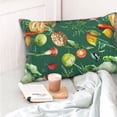 thumbnail image 6 of Disketp Pillow Covers Vegan Pattern Throw Pillow Case Cushion Covers,Cushion For Bedroom,Couch,Home-14"X20", 6 of 8
