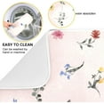 thumbnail image 2 of Meadow Flowers Dish Drying Mat for Kitchen Counter, Ultra Absorbent Reversible Microfiber Dishes Drying Rack Pad Heat-resistant Mats 18x24in, 2 of 7