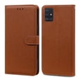 thumbnail image 5 of for Samsung Galaxy A51 5G Wallet Case, Premium PU Leather Magnetic Flip Phone Cover with Wrist Strap Kickstand Card Slots Case for Samsung Galaxy A51 5G 6.5 Inch,Brown, 5 of 7