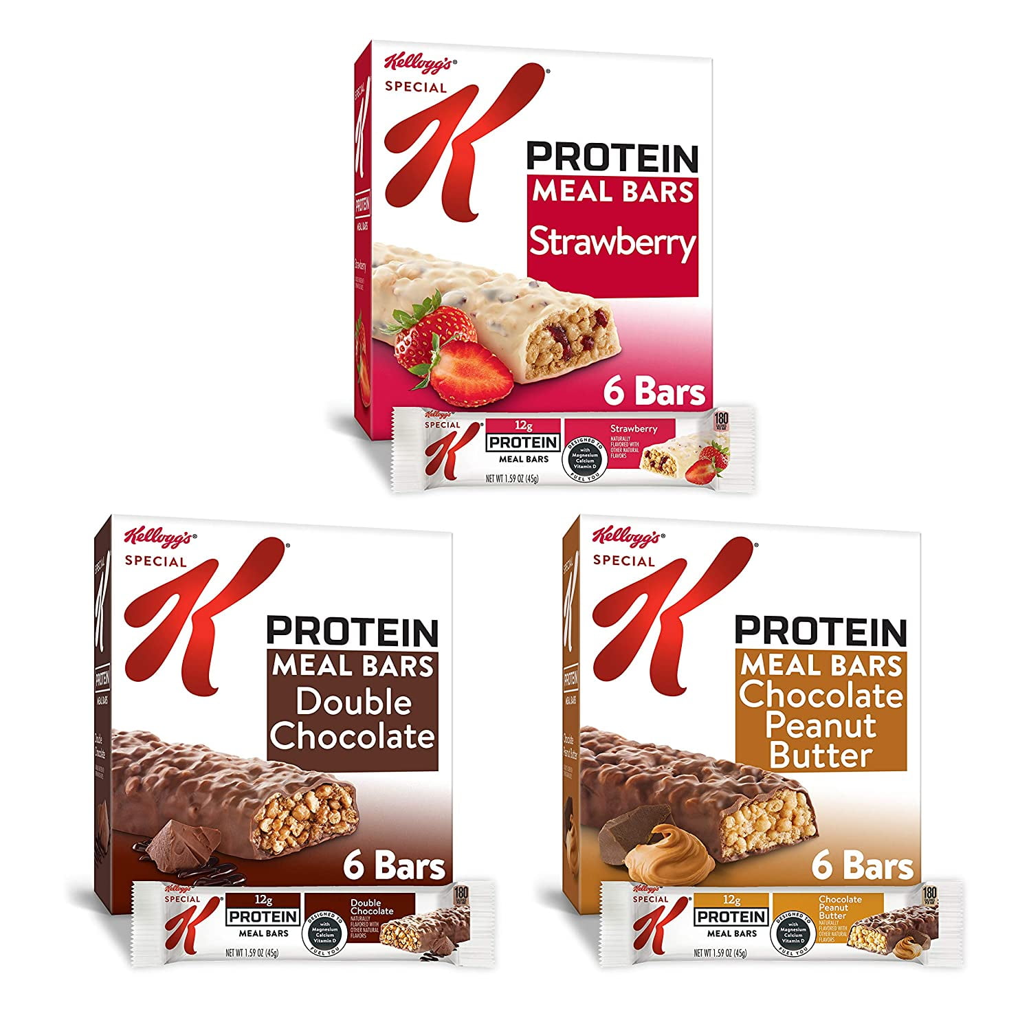 Kelloggs Special K Protein, Meal Bars, Variety Pack, Good Source of 13
