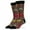 Brown, variant on Oooh Yeah! Socks, Men's Cotton Crew Sock (Lady Liberty)