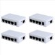 thumbnail image 1 of 4X 4 Puertos POE Extender 100Mbps 1 en 4 250 Metros Interruptor de Red Repetidor IEEE802.3af/en para PoE Switch NVR Cámara IP, 1 of 5