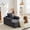 Gray, variant on 5'' Indoor Chaise Lounge Chair Corduroy Cloud Single Couch Sofa with Deep Seat & Armrests Comfy Reading Chair Sleeper Bed for Living Room Green