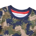 thumbnail image 5 of FLMEI Boys Dinosaur T-Shirts for Kids Toddler,Baby Cotton Cartoon Crewneck Short Sleeve Shirts Toddler Tops for 1-8T, 5 of 7