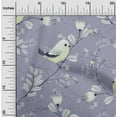 thumbnail image 2 of oneOone Rayon Grayish Purple Fabric Rooster Cock Craft Projects Decor Fabric Printed By The Yard 56 Inch Wide, 2 of 4