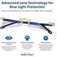 thumbnail image 2 of Clarity Blue Glasses Self Adjusting, Automatic Adjustment Blue Ease Optics Glasses, Anti-Glare Protection Eye Glass for Men/Women, 2 of 10