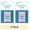 Silver, variant on Schmetz Universal Sewing Machine Needles - Size 70/10, 5 Count