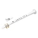 thumbnail image 1 of Saxofón de bolsillo Muslady en blanco - Instrumento musical portátil en tonalidad Do, ideal para principiantes y músicos viajeros. Incluye estuche y accesorios., 1 of 7
