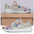 thumbnail image 3 of 4th Of July Shoes Patriotic Print Sneakers Lightweight Comfortable Running Shoes for Men Women White Size 13, 3 of 7