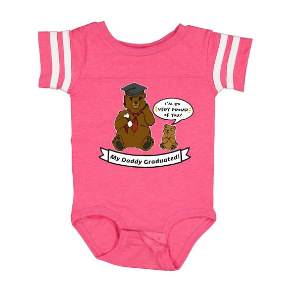 Inktastic I'm So Very Proud of You-my Daddy Graduated Bears Boys or Girls Baby Bodysuit
