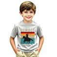 thumbnail image 4 of JAJAHO Boys Graphic Tees Western Cowboy Printed Short Sleeve Crew Neck Loose Fit Kids T Shirt 2-13Y, 4 of 4