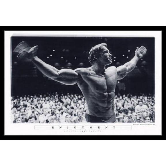 Arnold Schwarzenegger Mr Olympia Laminated & Framed Poster (36 x 24)
