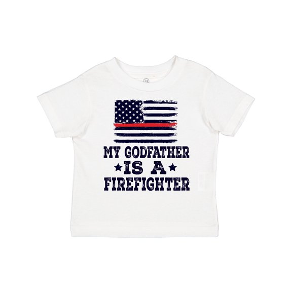 Inktastic Firefighter Godfather Fireman Boys or Girls Toddler T-Shirt