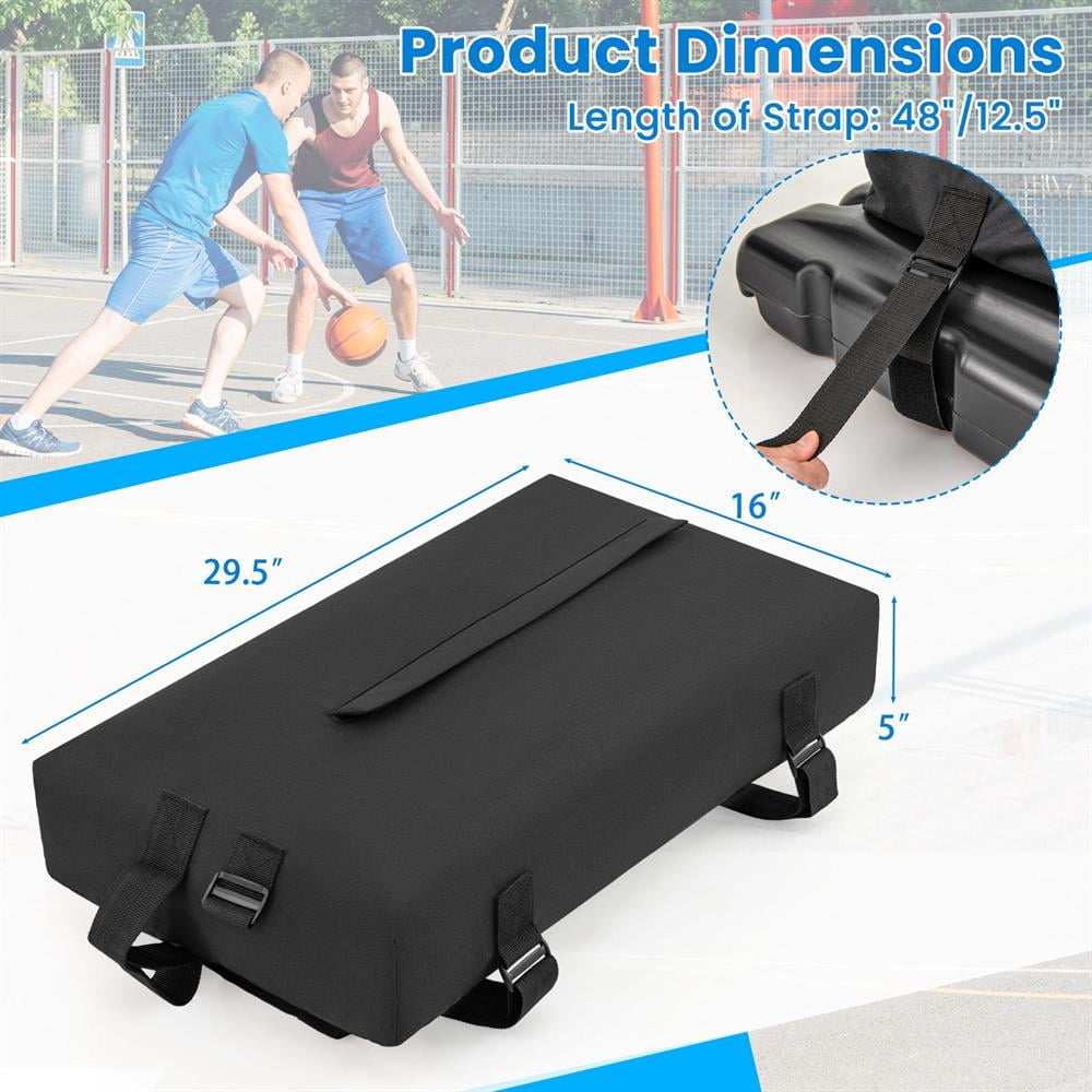 Choco Moon Basketball Hoop Sandbag Holds Up to 300 LBS, Indoor Outdoor Fitness Equipment